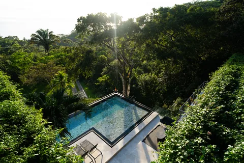 La Chicharrita · The pool from above.